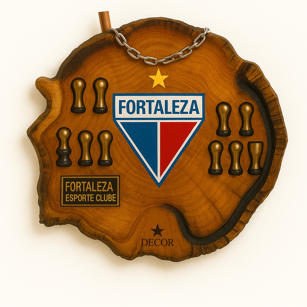 Tábua Rústica Personalizada -Fortaleza+ Kit Churrasqueiro